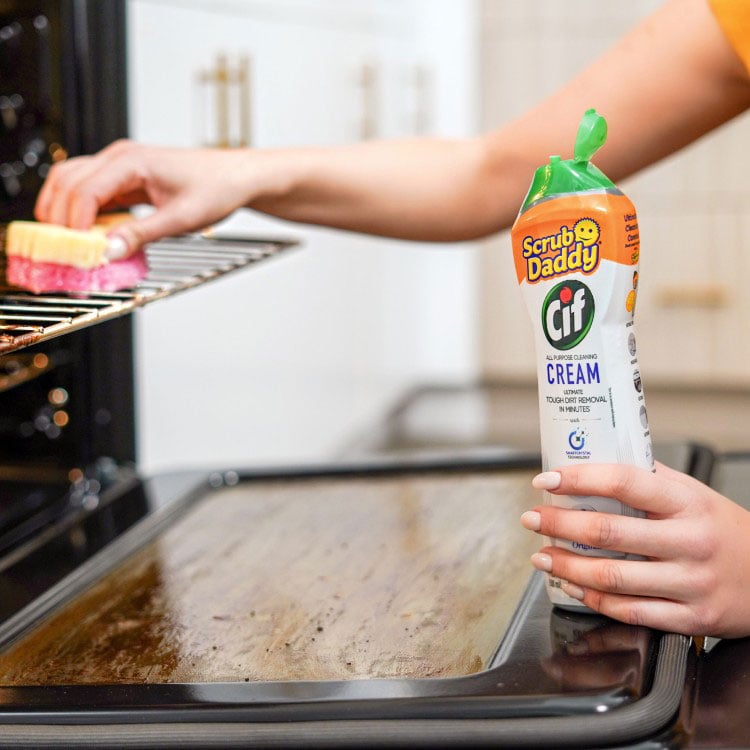 Cif cleaning oven rack