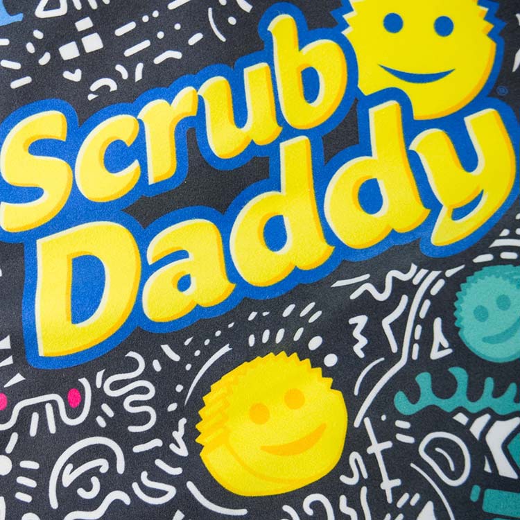 Scrub Daddy Limited Edition Microfiber Towel up close
