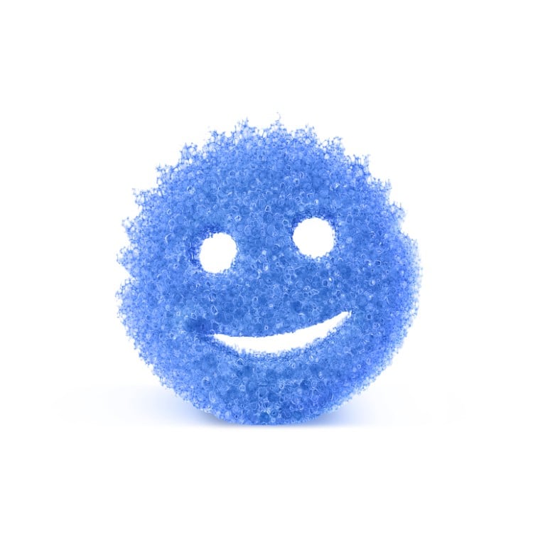 Scrub Baby Blue Scrubber