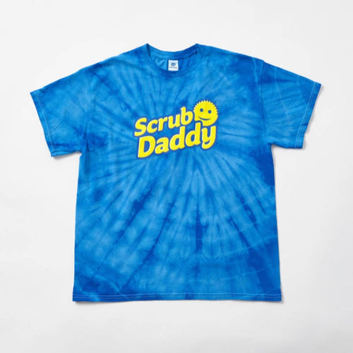 Front of Scrub Daddy Tie-Dye Tshirt