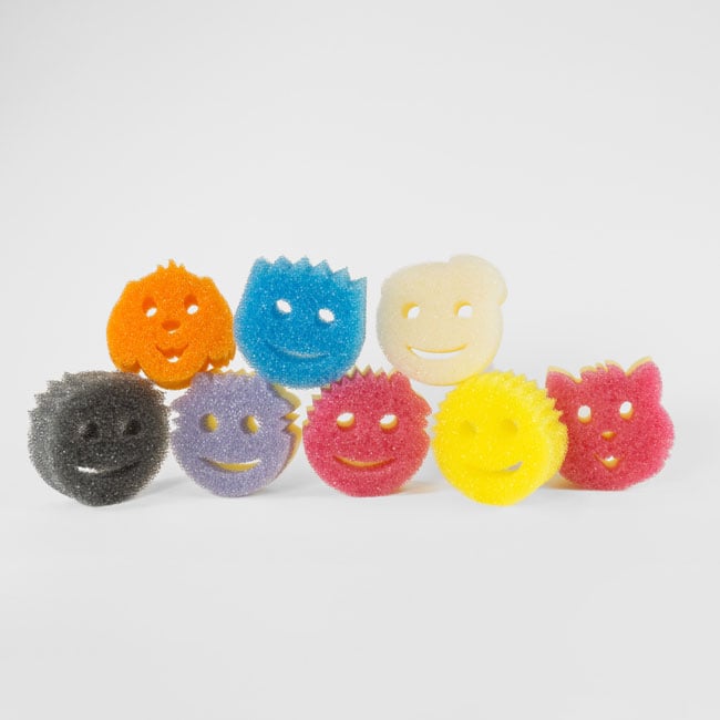 Scrub Daddy Family sponges and scrubbers
